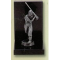 Baseball Player On Marble Base Book End (4-3/4"x6")